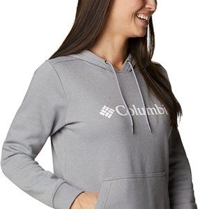 🆕Columbia Women's Logo Hoodie, Medium-Monument Heather, Brand NEW, Authentic...